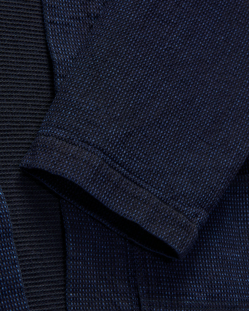 8820 "Cube Sashiko" 12oz Denim Happi in Indigo