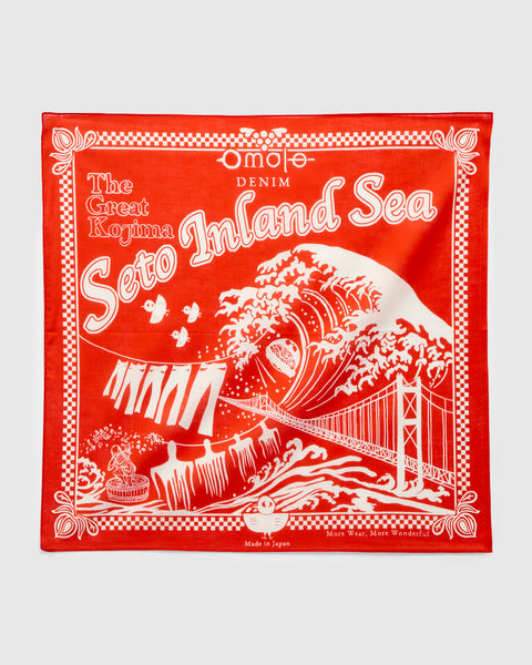 Reveal Kojima Bandana in Orange – Blue Owl Workshop