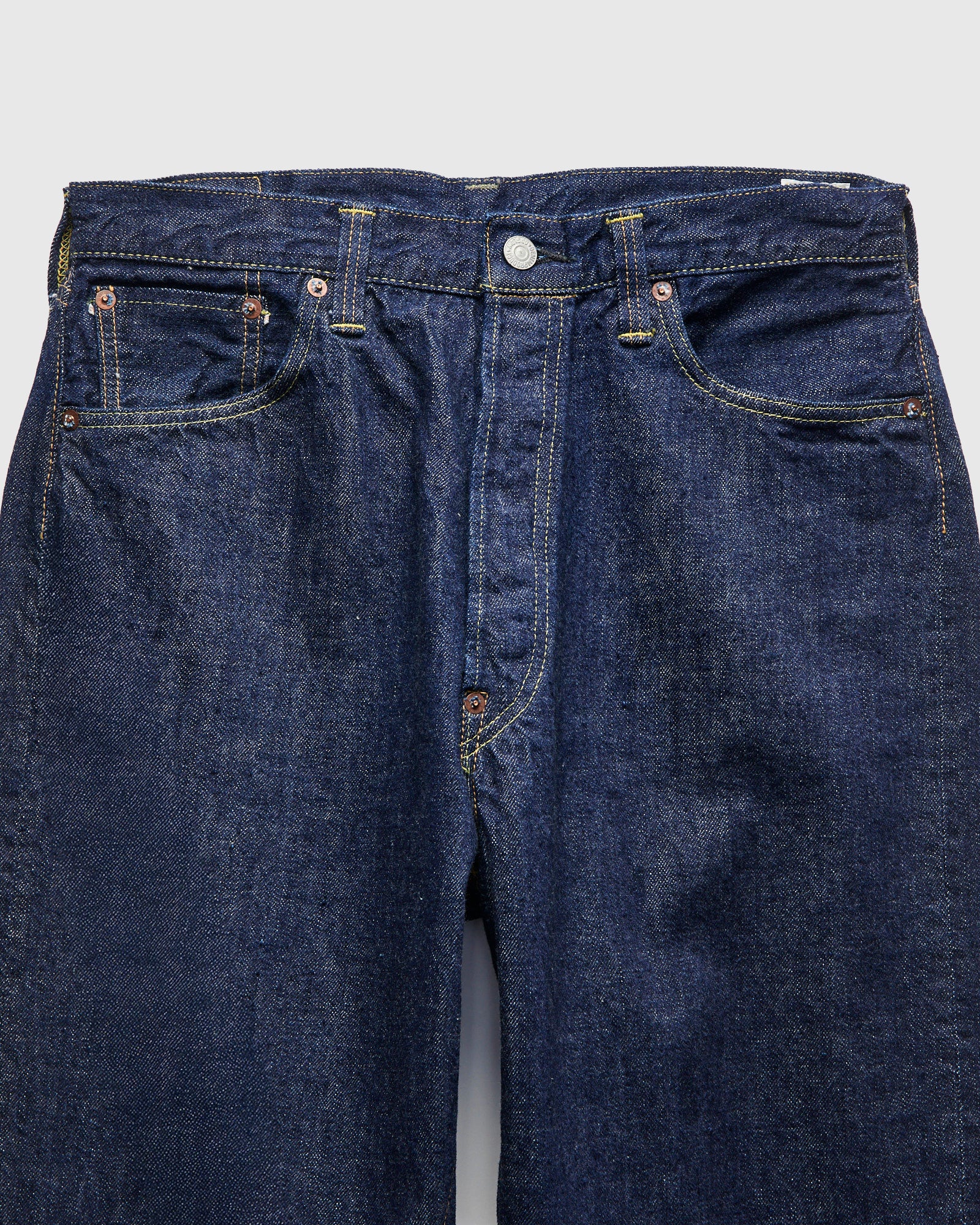 101XX 12oz Selvedge Denim - Grand Dad Straight Fit – Blue Owl Workshop