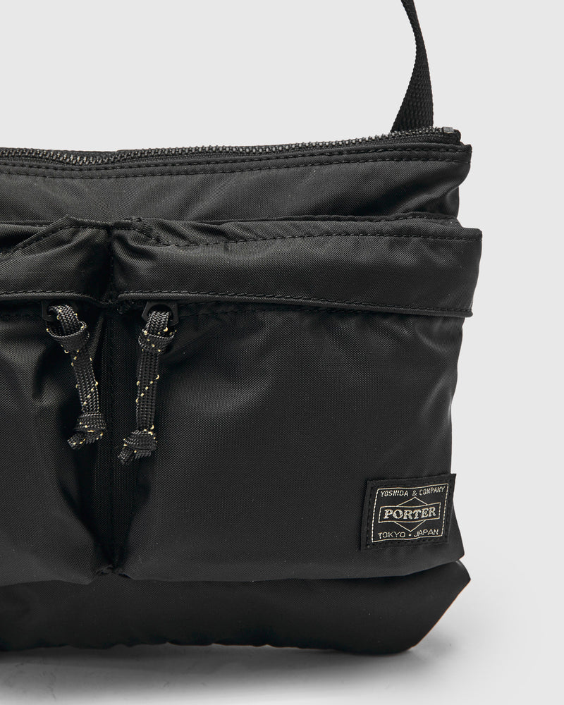 5458 "Force" Shoulder Bag in Black