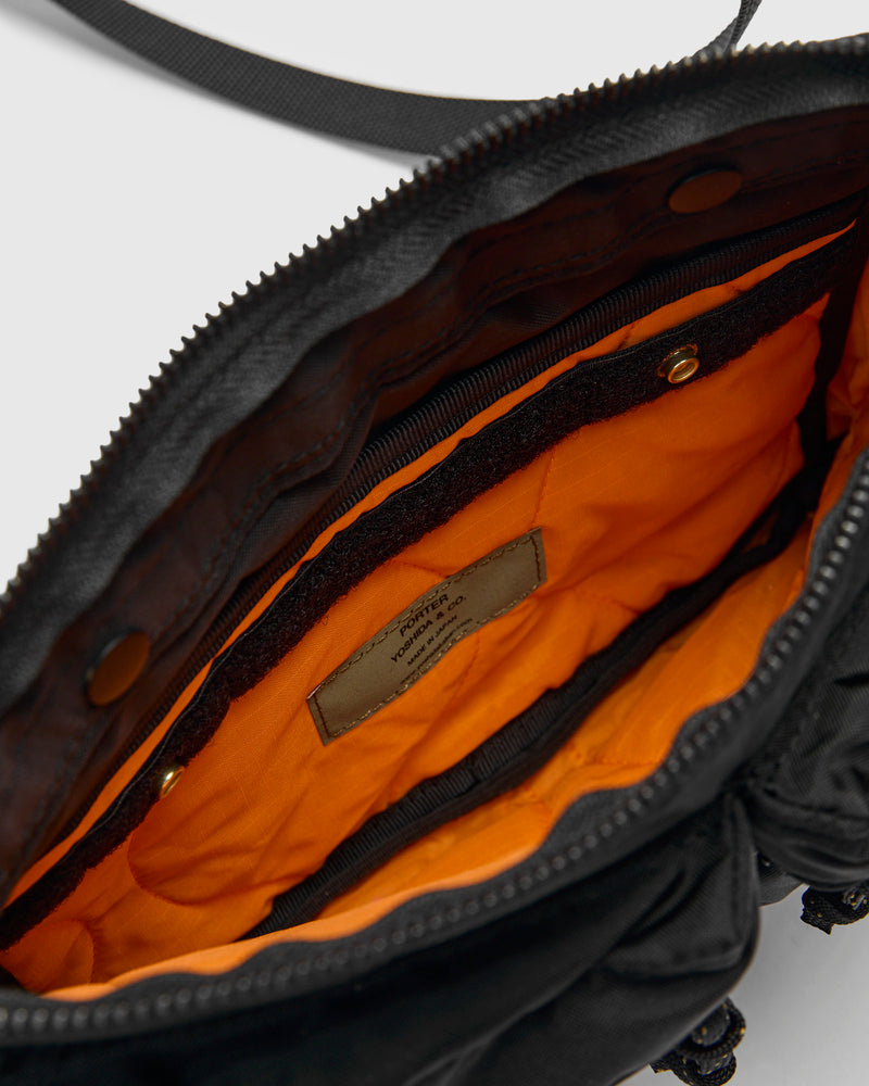 5458 "Force" Shoulder Bag in Black