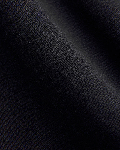 Yarn Dyed Knitted Sweatshirt in Indigo Black