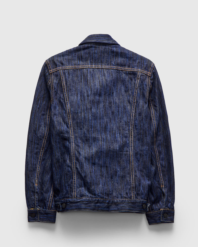 "Dark Waterfall" 14.5oz Type-3 Denim Jacket in Indigo