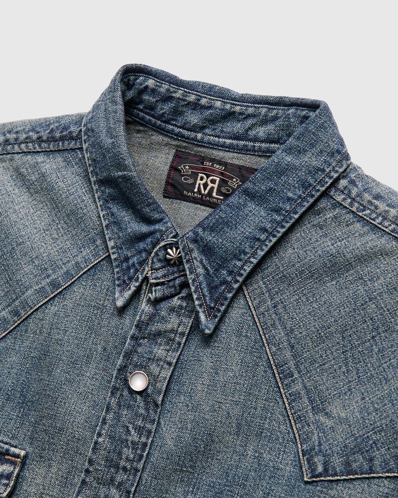 Buffalo Western Workshirt in Dark Wash