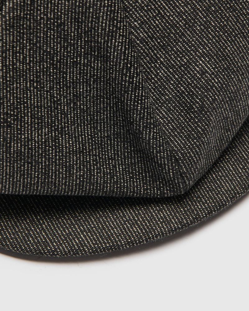 Double Diamond Printed Newsboy Cap in Salt & Pepper