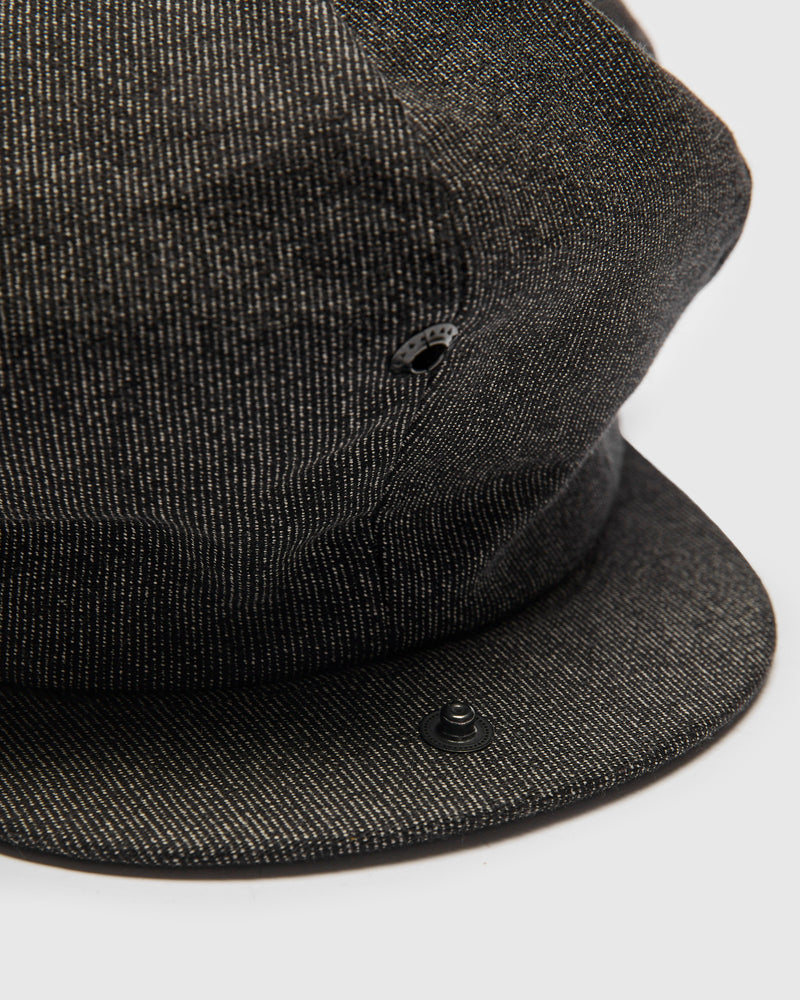 Double Diamond Printed Newsboy Cap in Salt & Pepper