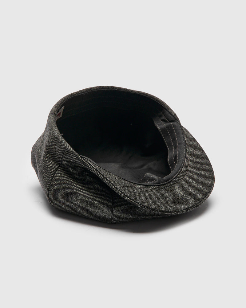 Double Diamond Printed Newsboy Cap in Salt & Pepper