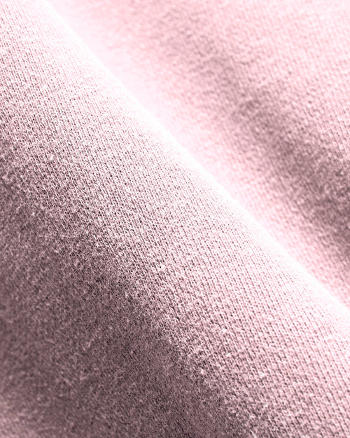 14G Brushed Fleece Zip Hoodie in Light Pink