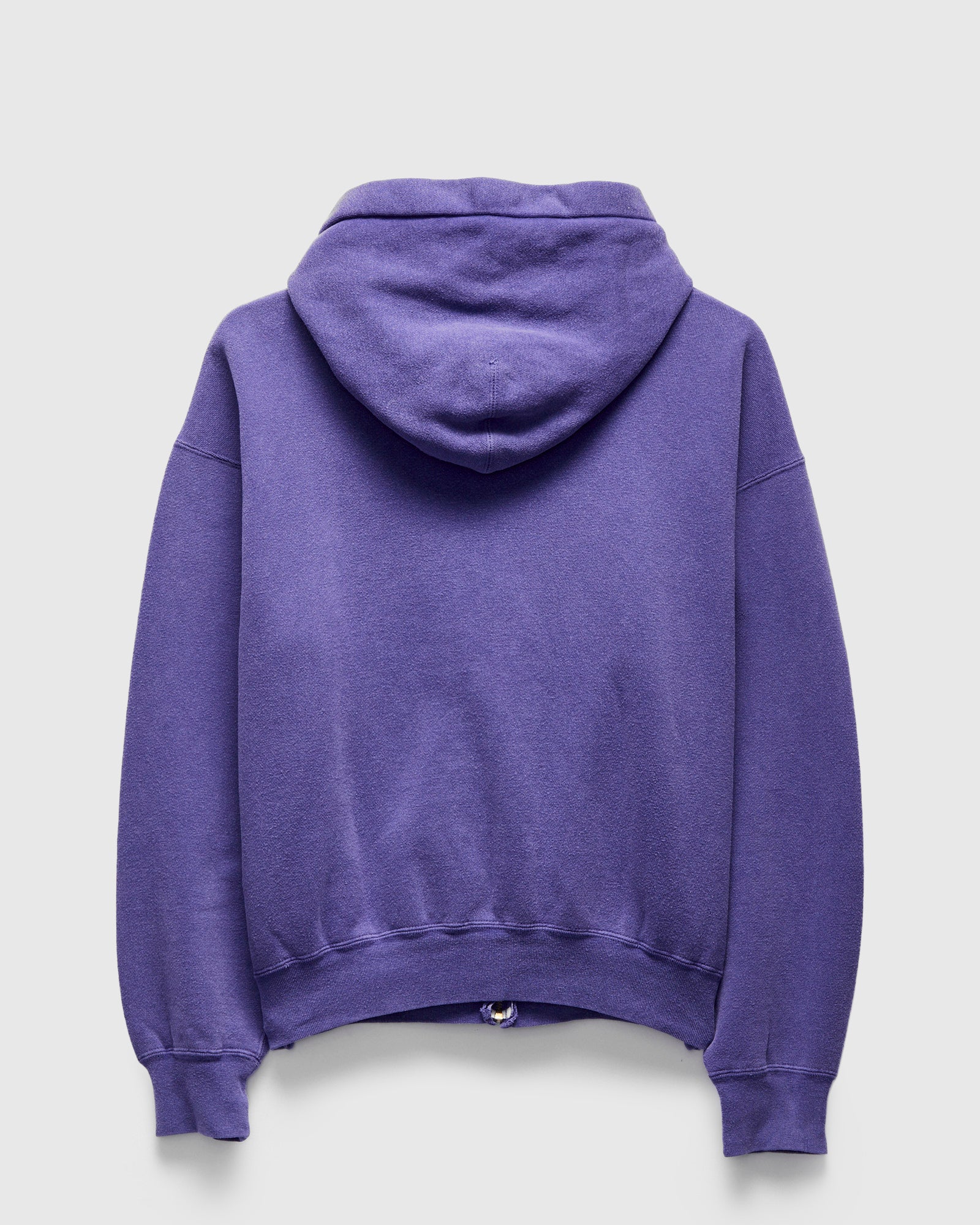 14G Brushed Fleece Zip Hoodie in Purple Navy – Blue Owl Workshop