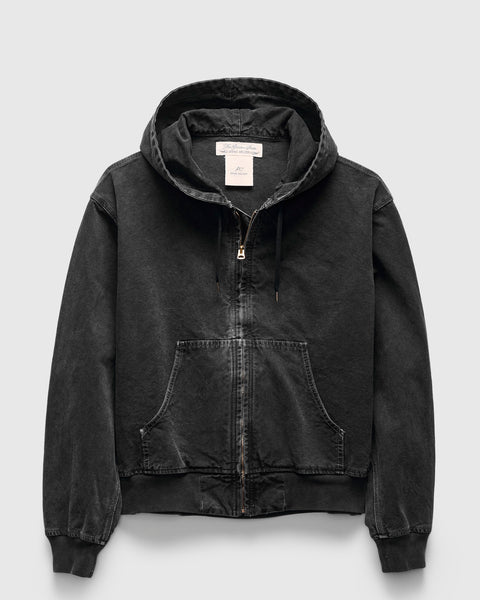 Hooded Duck Field Jacket in Black – Blue Owl Workshop