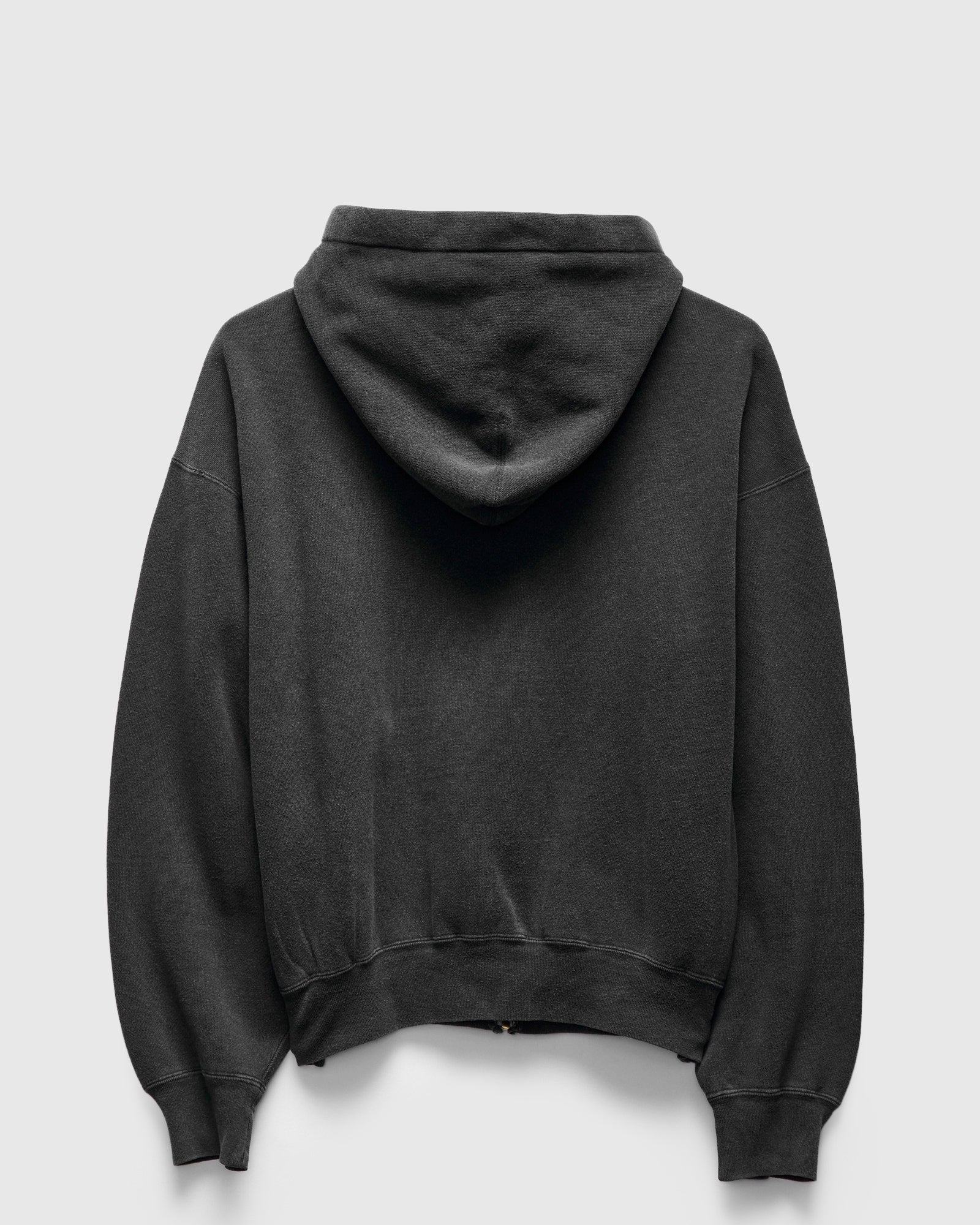 Remi★ 14G Brushed Fleece Zip Hoodie in Black – Blue Owl Workshop