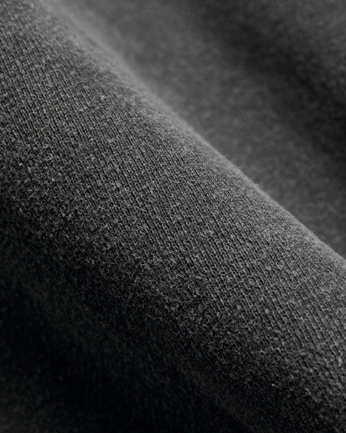 14G Brushed Fleece Zip Hoodie in Black