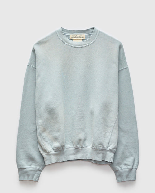 "3-Fly" Special Finish Fleece Crewneck in Sax