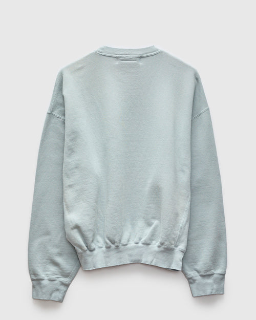 "3-Fly" Special Finish Fleece Crewneck in Sax