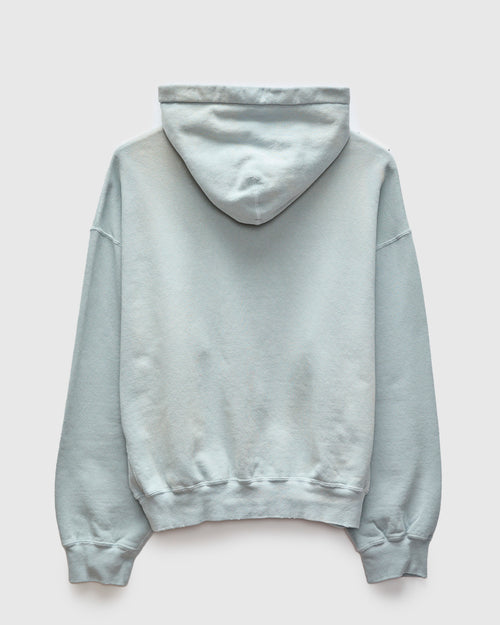 "3-Fly" Special Finish Fleece Zip Hoodie in Sax