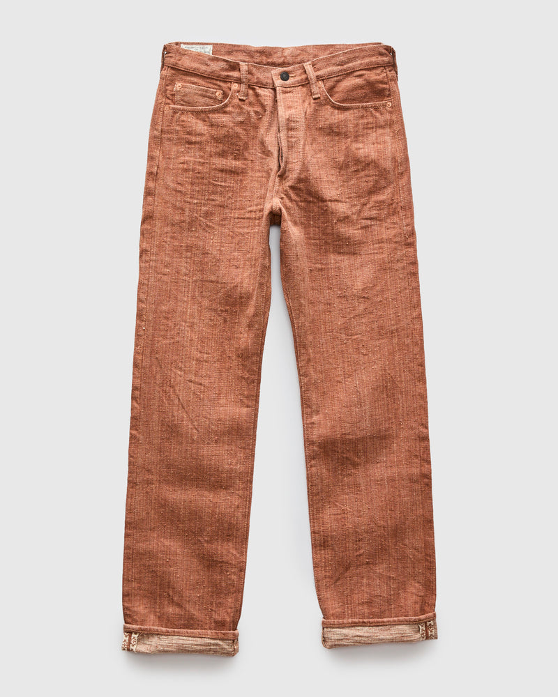 SP-110S "Kaki-Kyoku" 45th Anniversary 16oz Kakishibu Selvedge Denim - Regular Straight Fit