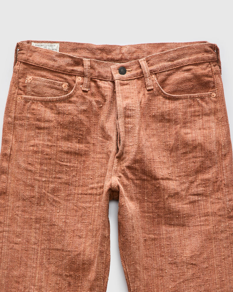 SP-110S "Kaki-Kyoku" 45th Anniversary 16oz Kakishibu Selvedge Denim - Regular Straight Fit