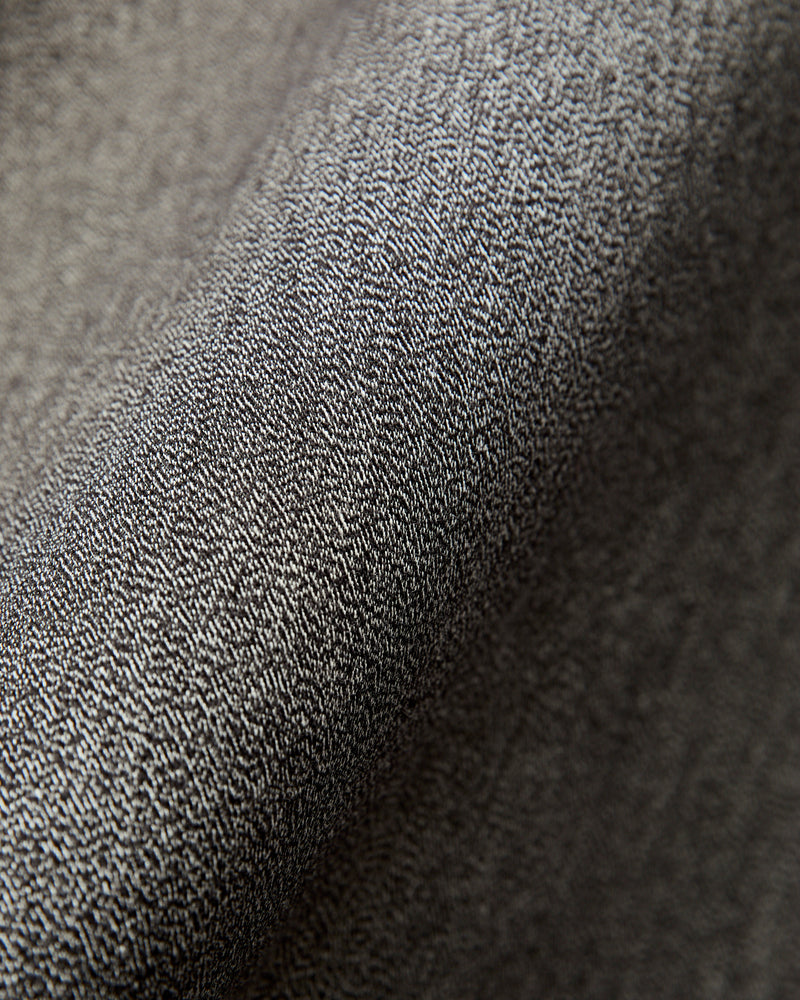 8HU Mock-Twist Chambray Work Shirt in Black