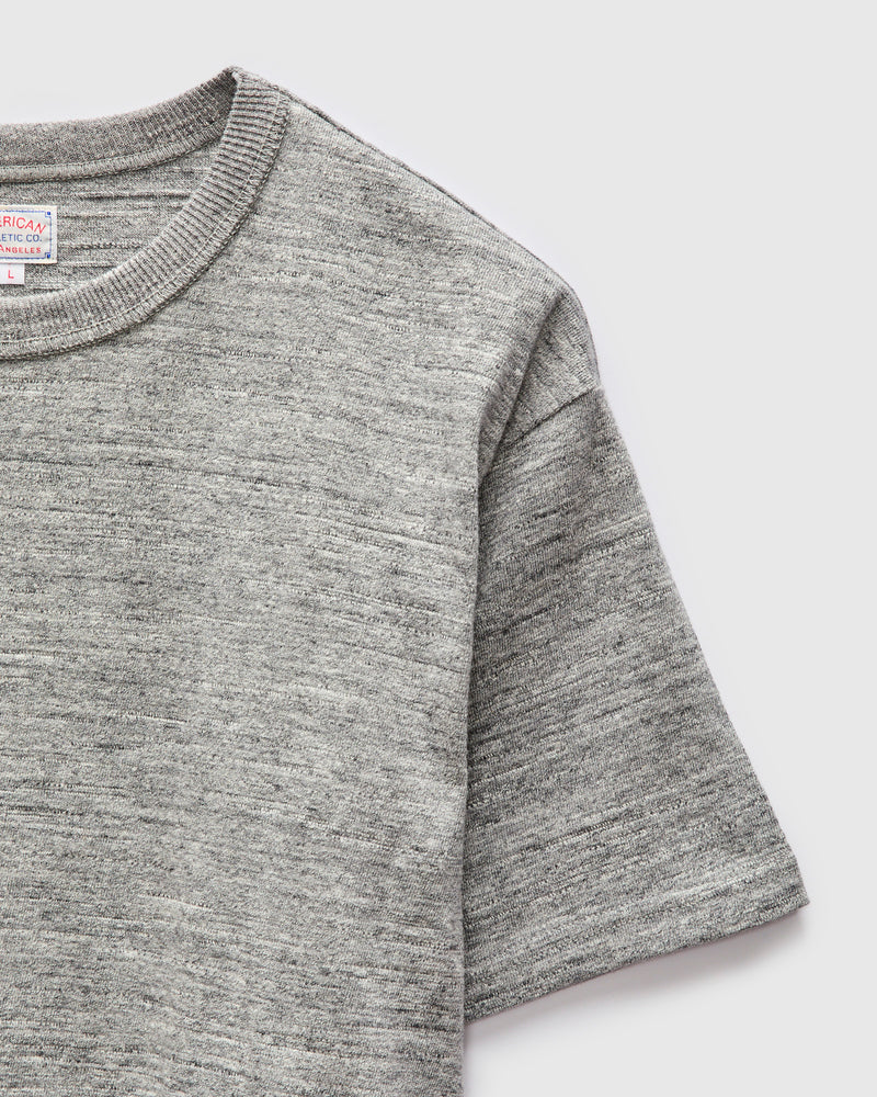 Athletic Loopwheel T-Shirt in Heather Grey