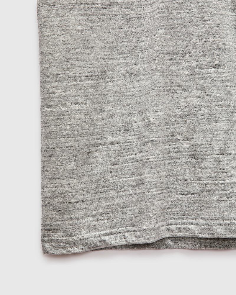 Athletic Loopwheel T-Shirt in Heather Grey