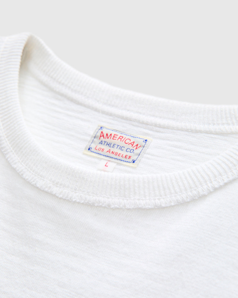 Athletic Loopwheel T-Shirt in White