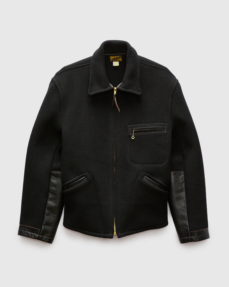Wool Field Sports Jacket in Black