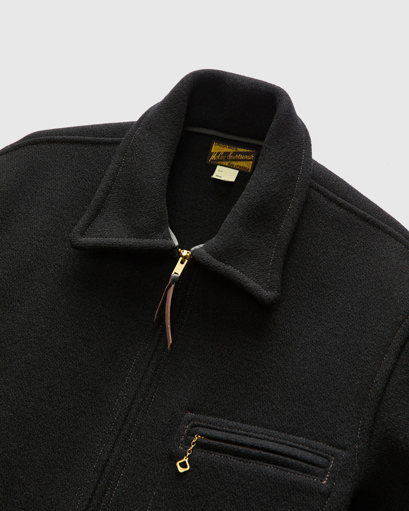 Wool Field Sports Jacket in Black