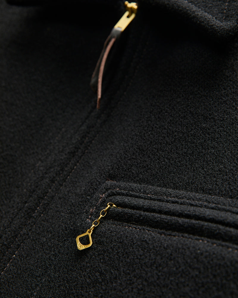 Wool Field Sports Jacket in Black