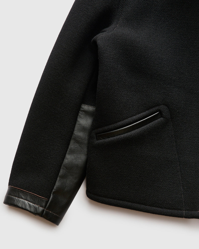 Wool Field Sports Jacket in Black