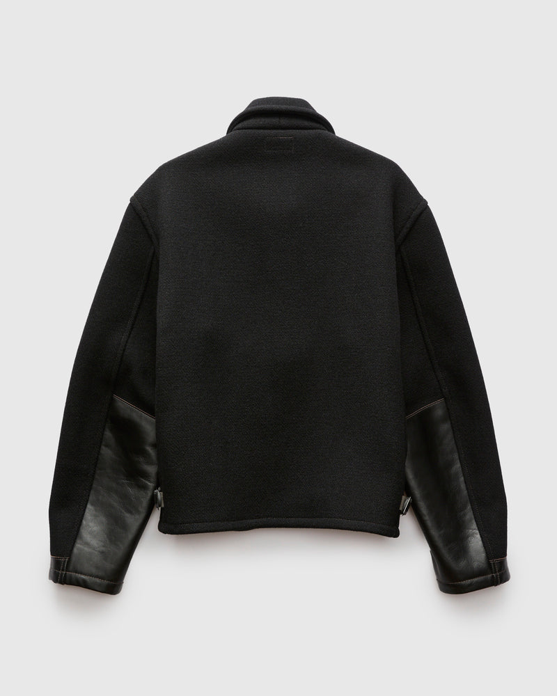 Wool Field Sports Jacket in Black