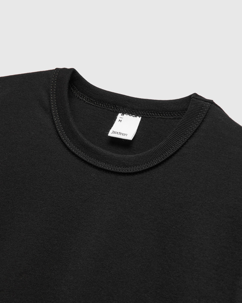 Heavyweight Boxy T-Shirt in Black
