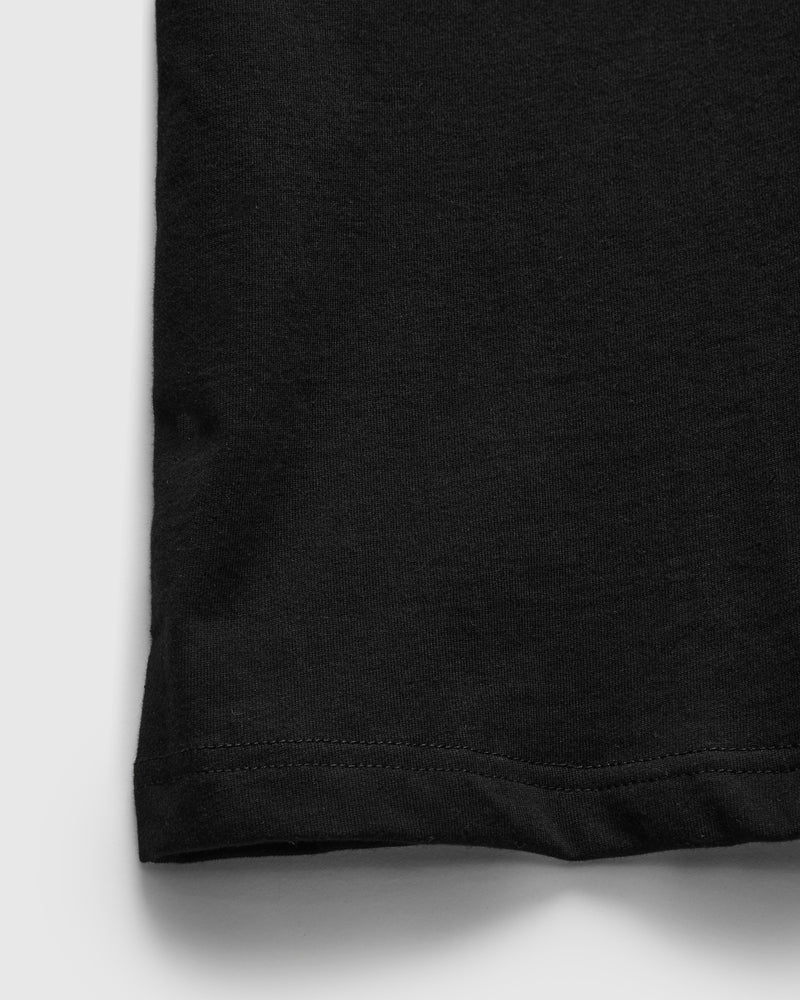 Heavyweight Boxy T-Shirt in Black