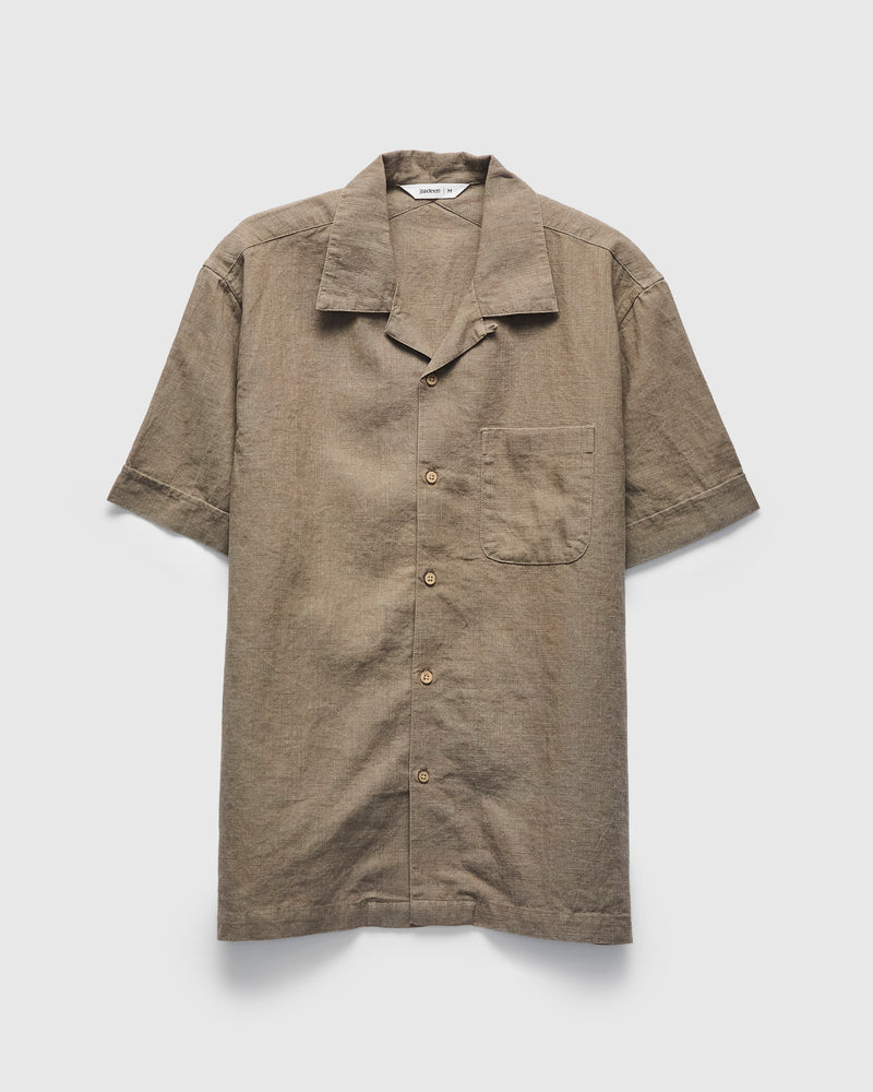 Vacation Shirt in Almond Linen