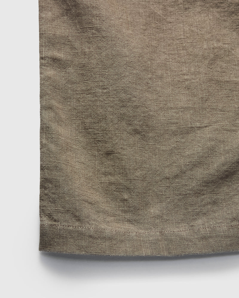 Vacation Shirt in Almond Linen