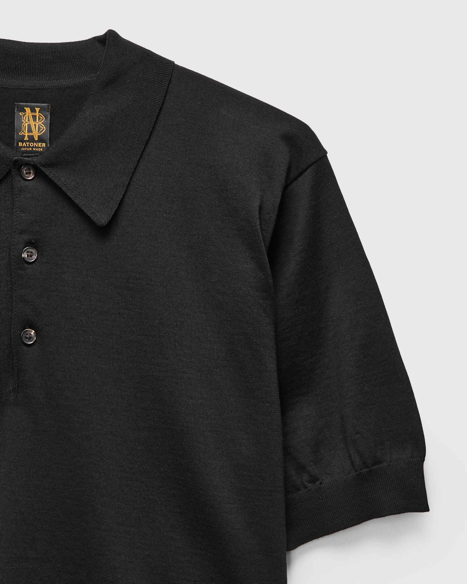 Caribbean Sea Island SS Polo in Black – Blue Owl Workshop