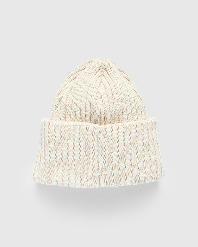 Cap Button Ivory Cotton Knit Cap in Ivory – Blue Owl Workshop