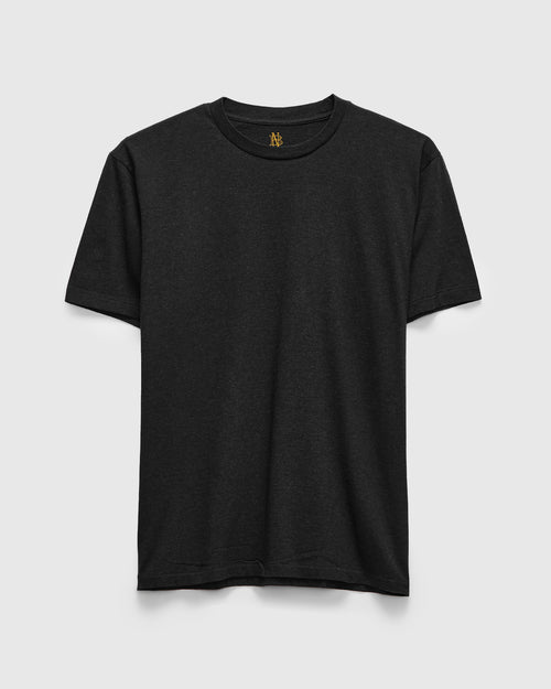 Meriyasu Light T-Shirt in Melange Black
