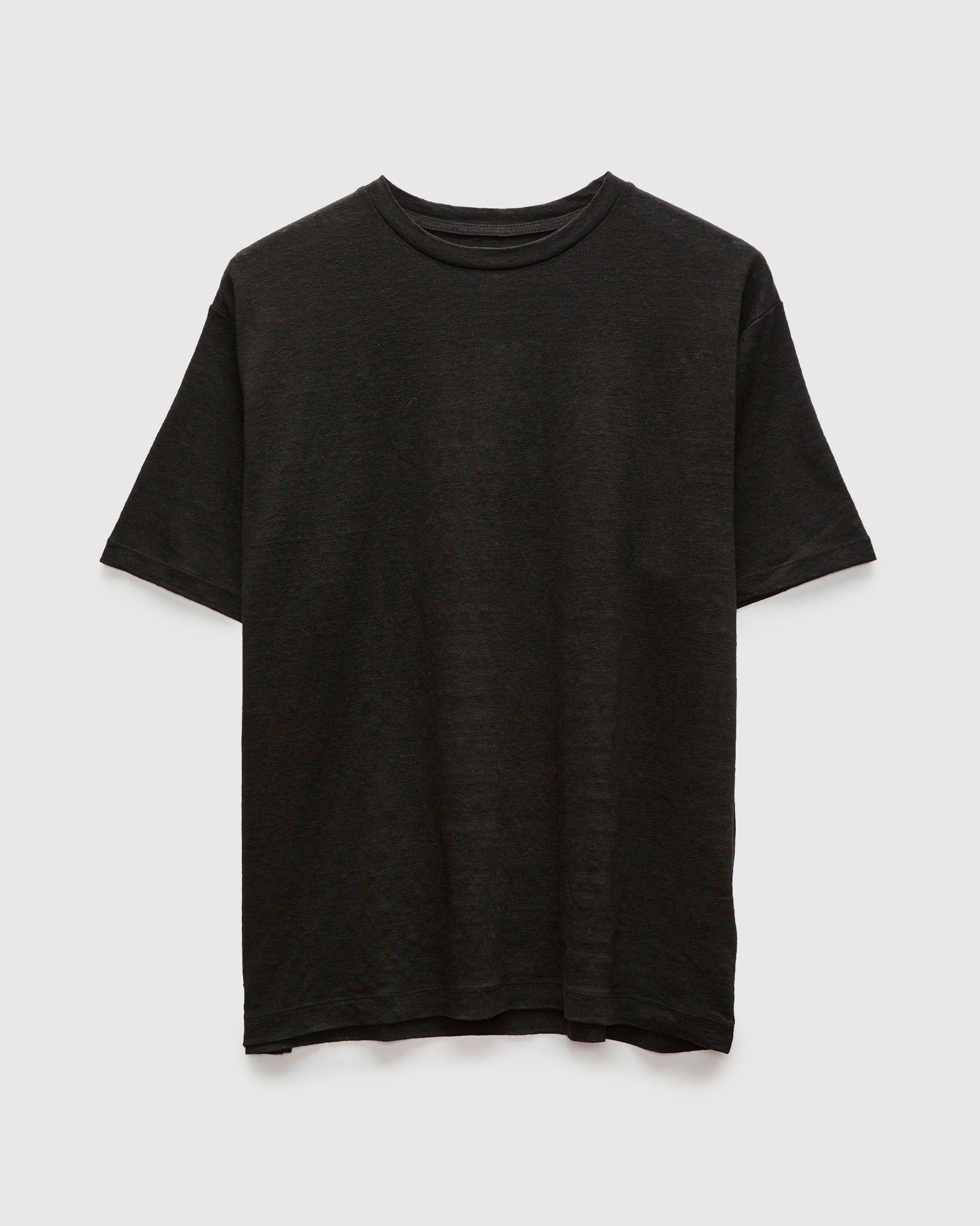 Normandy Linen T-Shirt in Black – Blue Owl Workshop