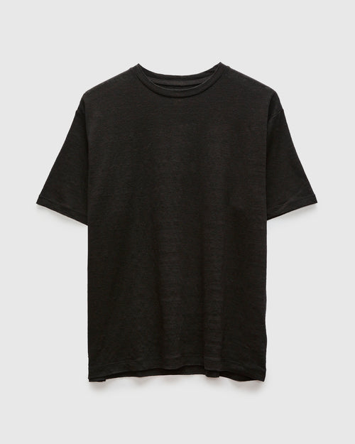 Normandy Linen T-Shirt in Black