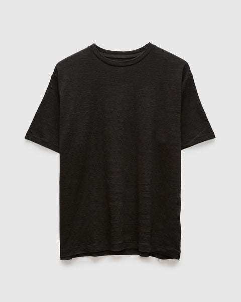 Normandy Linen T-Shirt in Black – Blue Owl Workshop