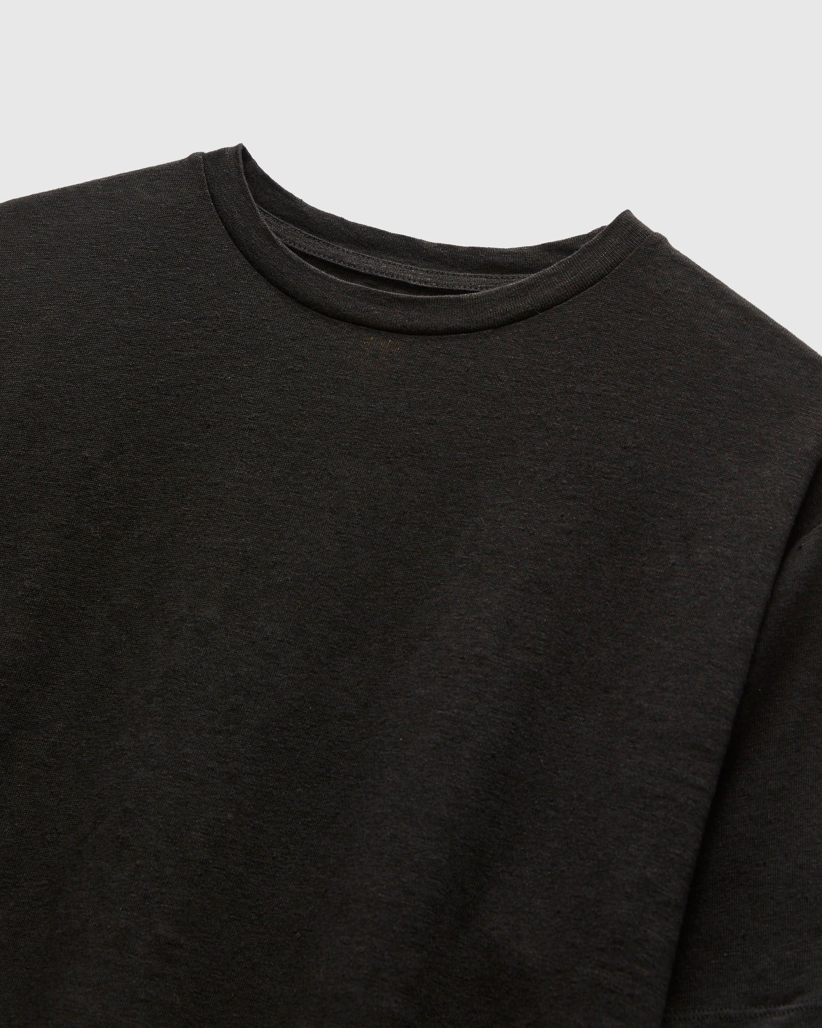 Normandy Linen T-Shirt in Black – Blue Owl Workshop