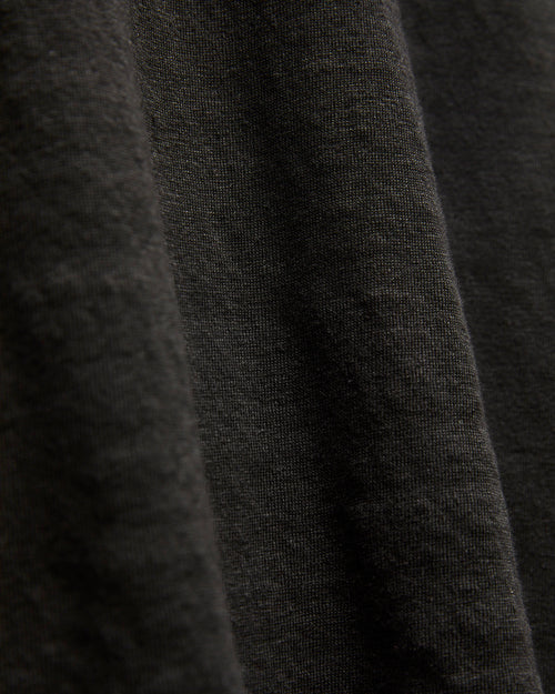 Normandy Linen T-Shirt in Black