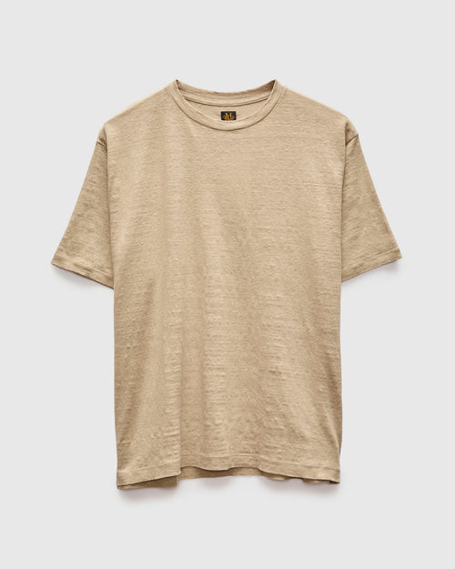 Normandy Linen T-Shirt in Taupe