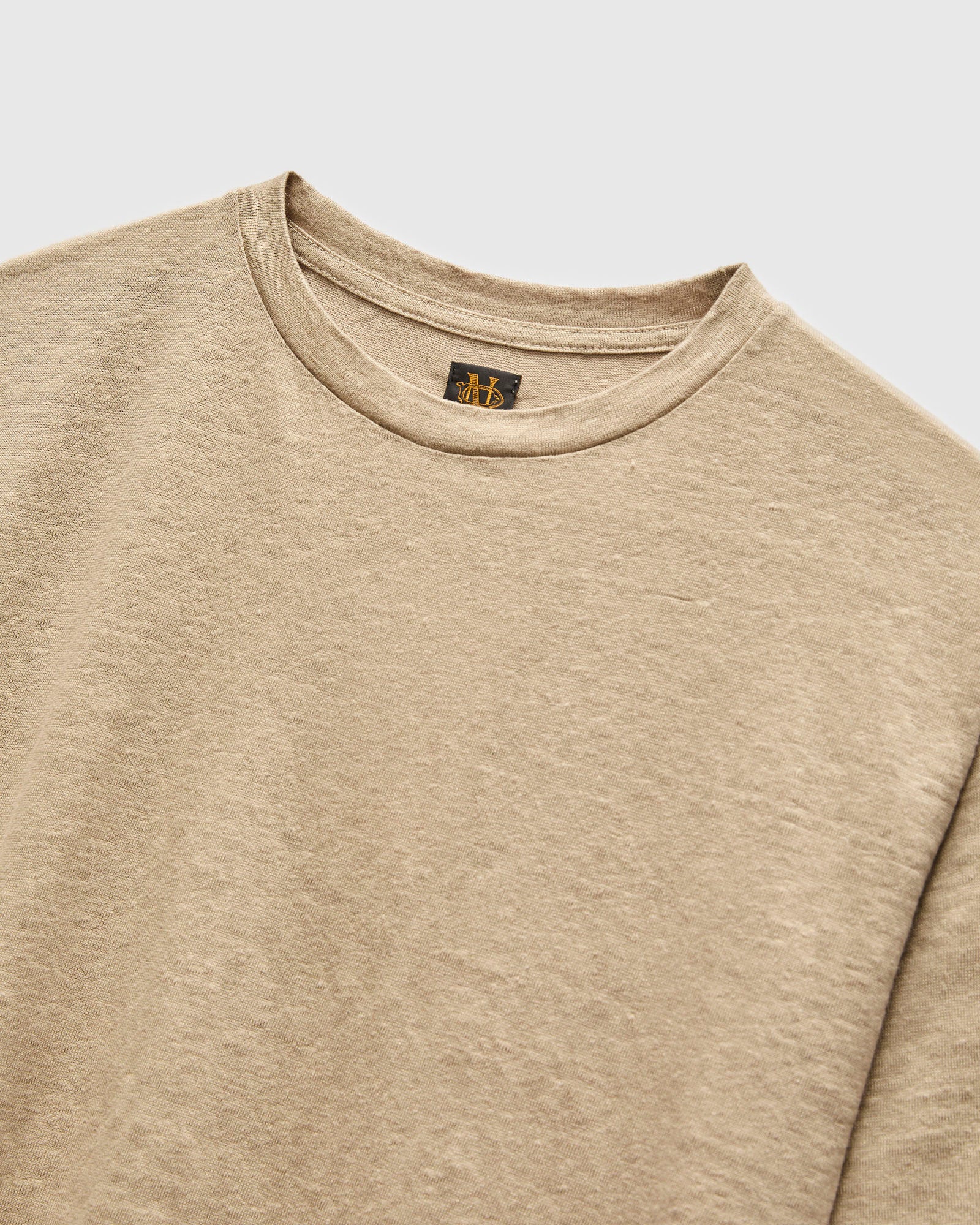 Normandy Linen T-Shirt in Taupe – Blue Owl Workshop