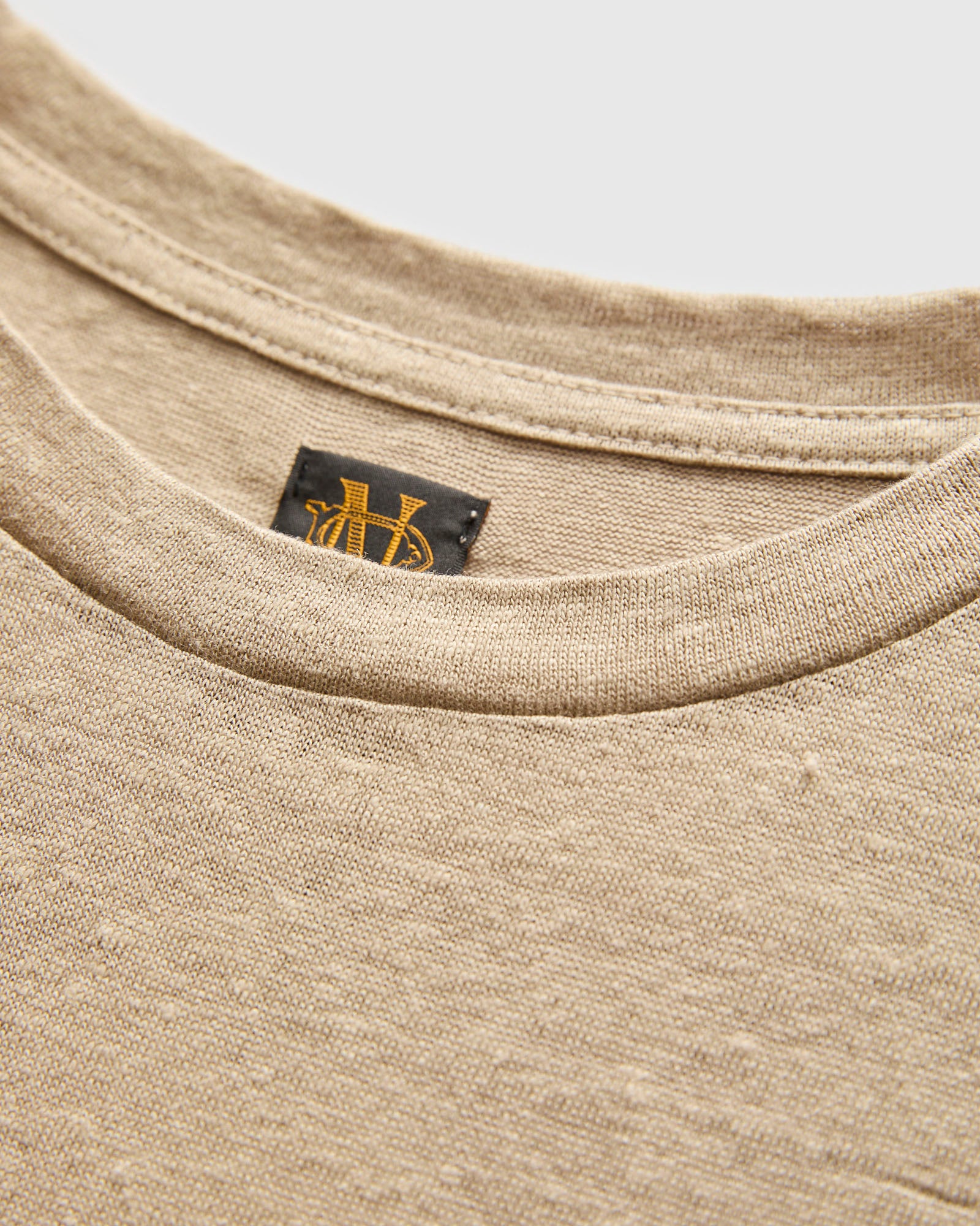 Normandy Linen T-Shirt in Taupe – Blue Owl Workshop