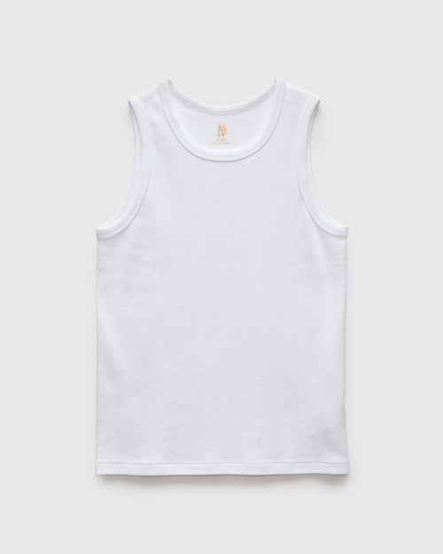 Seamless Inner Tank Top in White