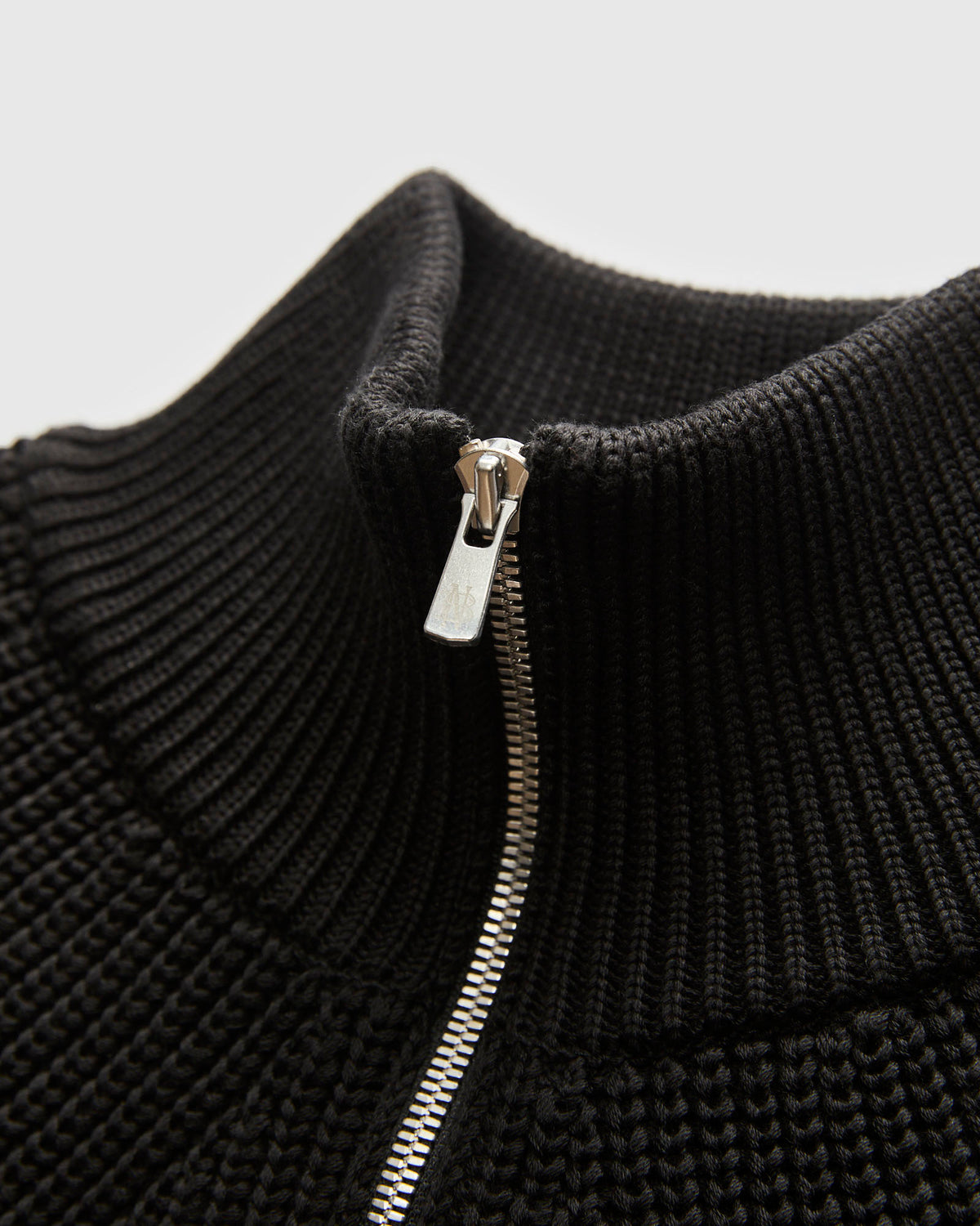 Driver Rasel Naheed Cotton Signature Knit Cotton Drivers Zip in Black – Blue Owl Workshop