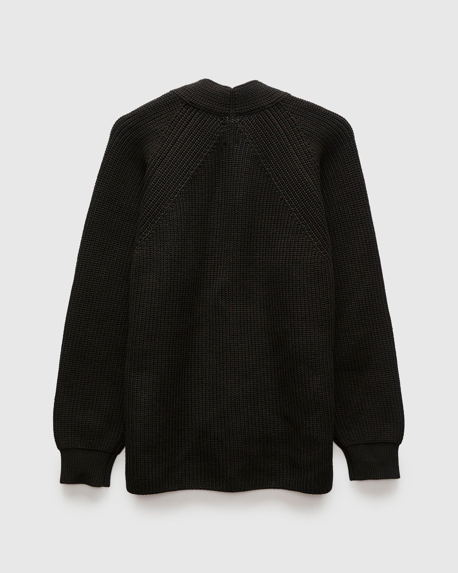 Signature Knit Cotton Cardigan in Black – Blue Owl Workshop