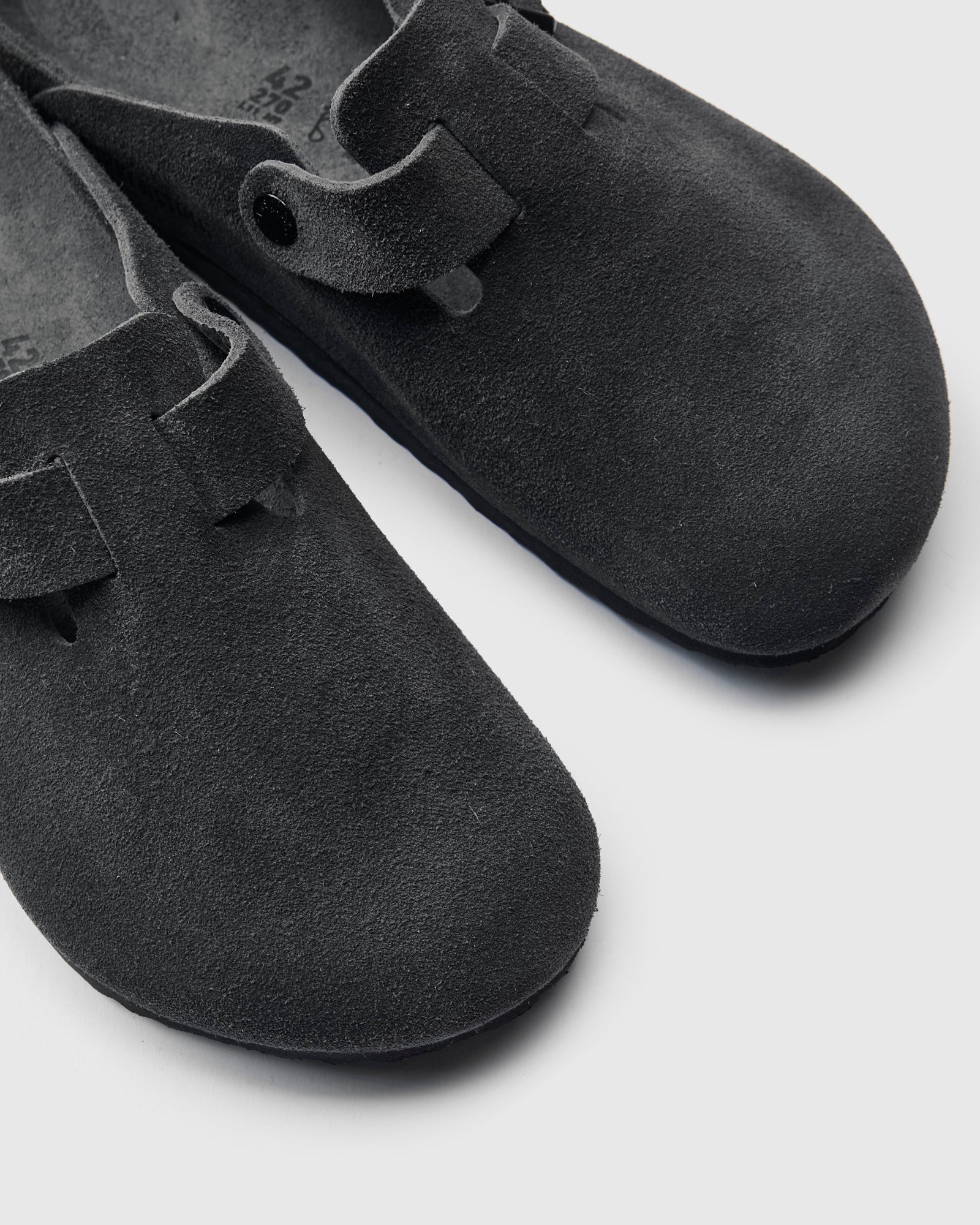 Boston Exquisite Clog in Charcoal – Blue Owl Workshop Boston Exquisite Clog in Charcoal – Blue Owl Workshop