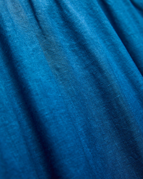 Hand-Dyed Gradation Aloha Shirt in Indigo